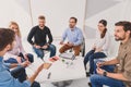 Group of people talking over Royalty Free Stock Photo