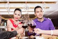 Group of people toasting wine glasses Royalty Free Stock Photo