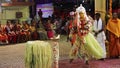 Group of people watching traditional dance