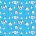 Group of pets pattern