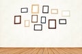 Group photo frames Royalty Free Stock Photo