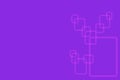 Group of pink rectangular on purple background texture with copy space for your text