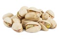 Group of pistachio seeds with shell