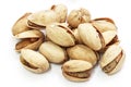 A group of pistachios. macro