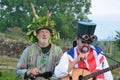 Group playing at a wassail