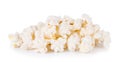 Group of popcorn isolated on white background Royalty Free Stock Photo