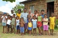 Group portrait of Brazilian mothers and children