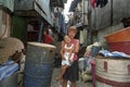 Group portrait of Filipino mother with disabled child