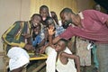 Group portrait of Ghanaian Young and older men