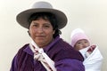 Group portrait Indian mother and child, Argentina Royalty Free Stock Photo