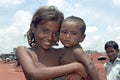 Group portrait of poor Bangladeshi children