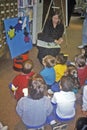 Group of pre-schoolers with teacher Royalty Free Stock Photo