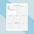 Group project notebook KDP interior. Group information and school project tracker template. KDP interior journal. Royalty Free Stock Photo