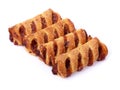 Group of puff pastries Royalty Free Stock Photo