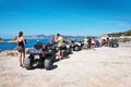 Group on quad tour