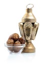 Ramadan Ritual Islamic Traditional Items Isolated