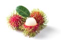 Group of rambutan Royalty Free Stock Photo