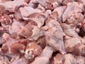 Group of raw chicken. Prepaired for cooking.