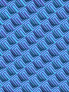 Group of rectangular shapes with blue and pink striped texture. 3d rendering digital illustration