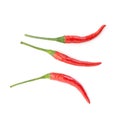 Group of red chilies Royalty Free Stock Photo