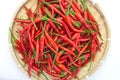 Group of red chilies Royalty Free Stock Photo