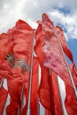 Red Flags During Victory Day In Russia