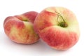 Group of ripe flat peaches Royalty Free Stock Photo