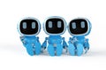 Group of robotic assistants or artificial intelligence robots