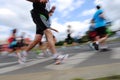 Group of Runners, emotional blurred image