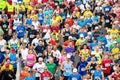 Group of runners after the start of ASICS Stockholm Marathon