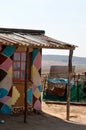 Rural Painted huts South Africa Royalty Free Stock Photo