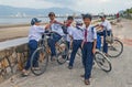 School Boys in Uniform, Danang, Vietnam