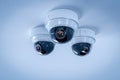 Mobile connect with home security camera Royalty Free Stock Photo