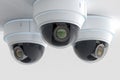 Mobile connect with home security camera Royalty Free Stock Photo