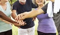 Group Of Senior Retirement Exercising Togetherness Concept Royalty Free Stock Photo