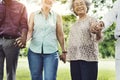 Group of Senior Retirement Friends Happiness Concept Royalty Free Stock Photo