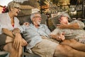 Senior Retirement Friends Happiness Concept Royalty Free Stock Photo