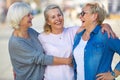 Group of senior women smiling