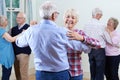 Group Of Seniors Enjoying Dancing Club Together Royalty Free Stock Photo