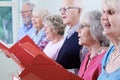 Group Of Seniors Singing In Choir Together Royalty Free Stock Photo