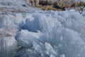 A group of shards of ice. Royalty Free Stock Photo