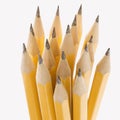 Group of sharp pencils. Royalty Free Stock Photo