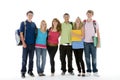 Group Shot Of Teenage School Kids Royalty Free Stock Photo