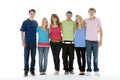 Group Shot Of Teenagers Royalty Free Stock Photo
