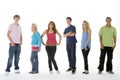 Group Shot Of Teenagers Royalty Free Stock Photo