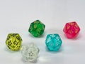 Multicoloured group of dice