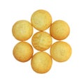 Group Small Lemon Cookies Royalty Free Stock Photo