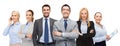 Group of smiling businessmen Royalty Free Stock Photo