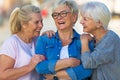 Group of senior women smiling