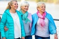 Group of senior women smiling